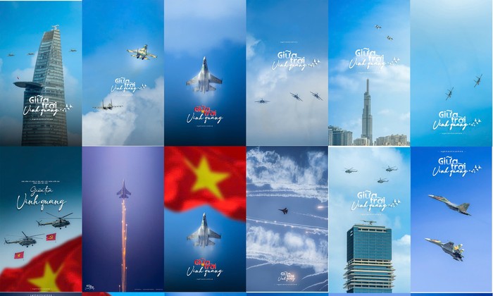 Bộ ảnh 'giữa trời vinh quang' lan tỏa tình yêu nước tới muôn triệu trái tim 