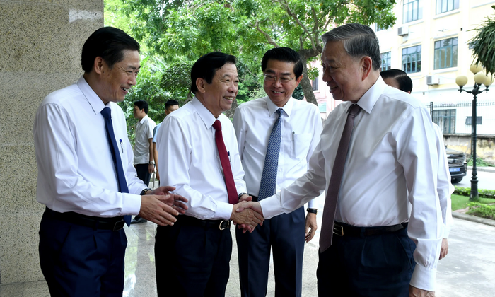 Tổng Bí thư Tô Lâm chủ trì làm việc với Ban Nội chính Trung ương 