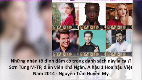 Khả Ngân, Sơn Tùng và nhiều nghệ sĩ Việt lọt &apos;Top 100 gương mặt đẹp nhất thế giới 2020&apos;