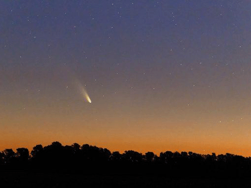 Sao chổi đang tiến gần đến trái đất