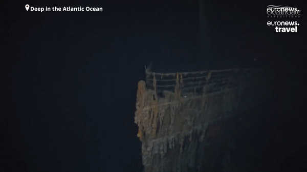 Thước phim nét chưa từng có về xác tàu Titanic