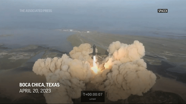 Tàu tên lửa siêu lớn của tỷ phú Elon Musk nổ tung giữa không trung 