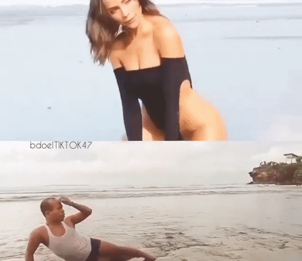 &apos;Cười té ghế&apos; clip chế người đẹp Olivia Culpo chụp ảnh áo tắm ở biển