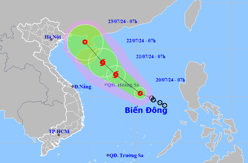 Áp thấp nhiệt đới diễn biến rất phức tạp