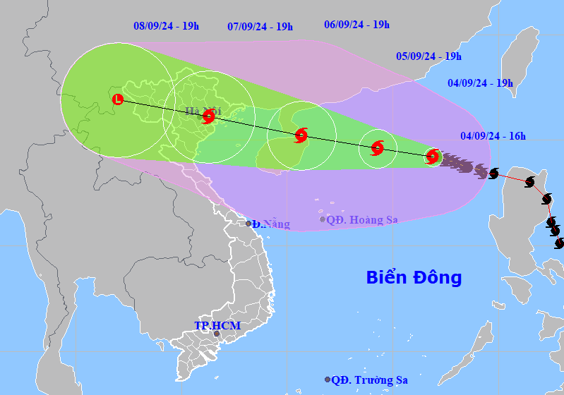 Bão YAGI mạnh nhất 10 năm qua