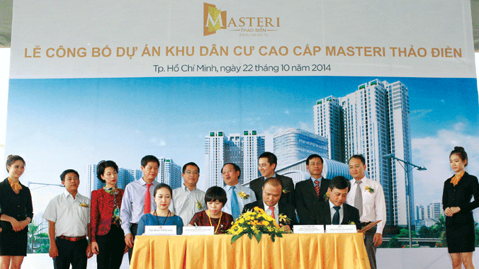 Lễ công bố dự án khu dân cư cao cấp Masteri Thảo Điền diễn ra ngày 22/10/2014