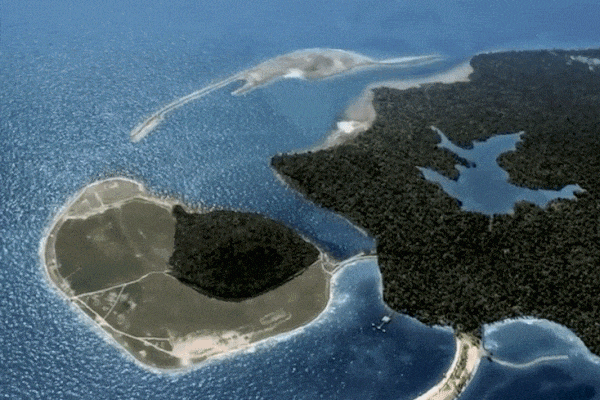 Bất chấp nước biển dâng, đảo quốc Sư Tử vẫn ngày càng rộng thêm