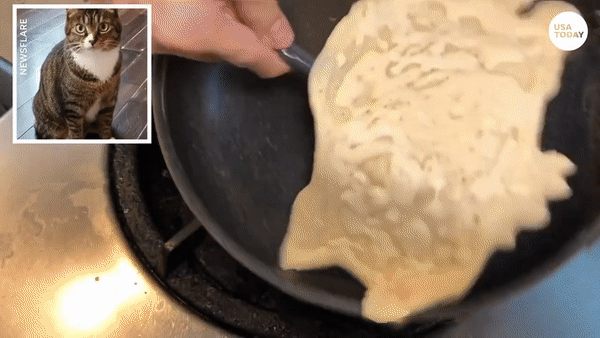‘Ngả mũ’ trước đầu bếp Nhật, tạo hình mèo trên bánh pancake chỉ trong 5 phút