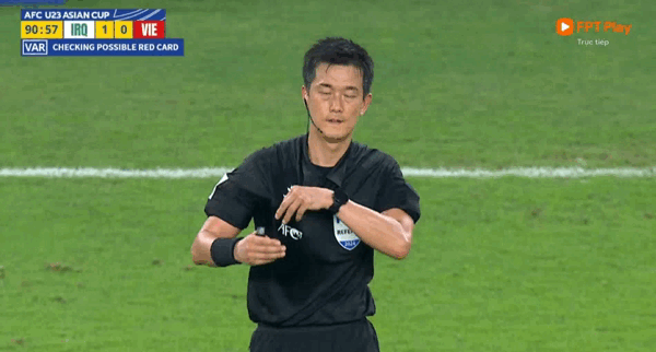 Highlights U23 Việt Nam vs U23 Iraq: Lại ôm hận vì penalty và thẻ đỏ