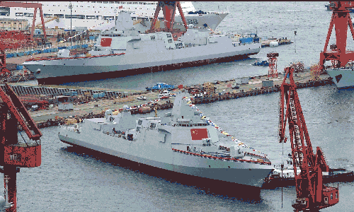 Một năm Trung Quốc trang bị bốn tàu Type 055, Mỹ đứng ngồi không yên