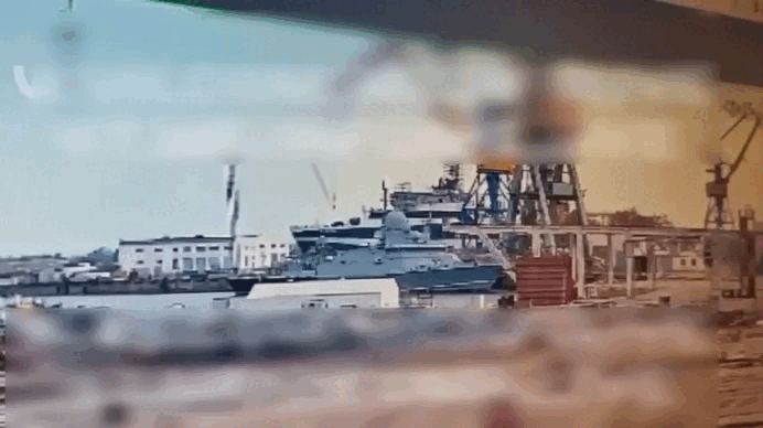 Rò rỉ hình ảnh tàu tên lửa Askold của Nga bị phá hủy ở Crimea
