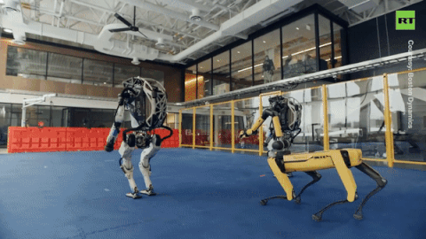Dàn robot nhảy múa, uốn lượn đầy cảm hứng đón năm mới