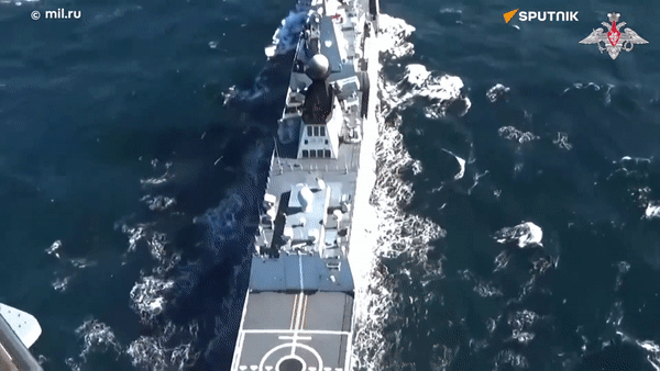 Xem hải quân Nga và Trung Quốc tập trận chung ở Thái Bình Dương