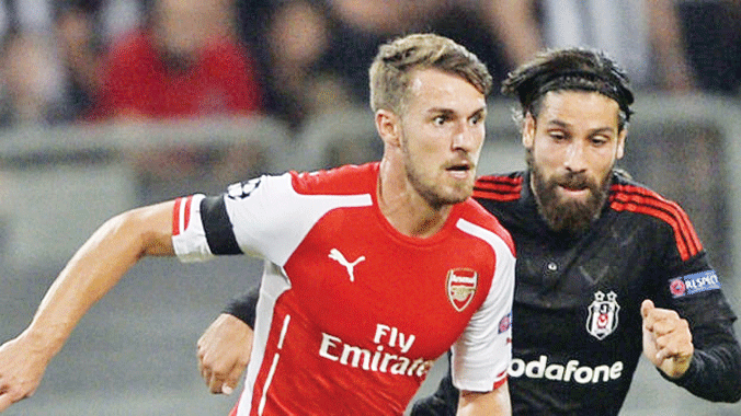 Vắng Ramsey là mất mát lớn cho Arsenal. Ảnh: Sportsgrouping