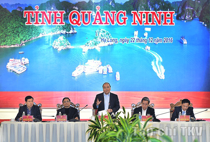 Thủ tướng làm việc với lãnh đạo chủ chốt tỉnh Quảng Ninh và ngành Than