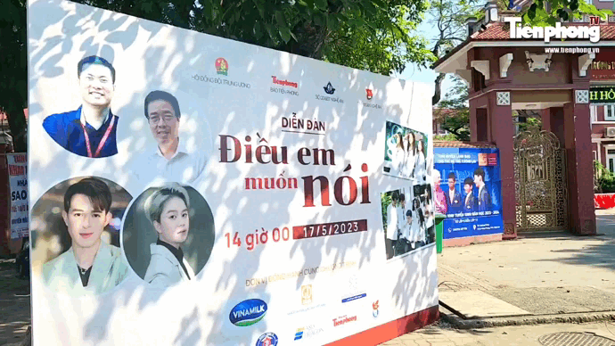 Toàn cảnh công tác chuẩn bị cho diễn đàn 'Điều em muốn nói'