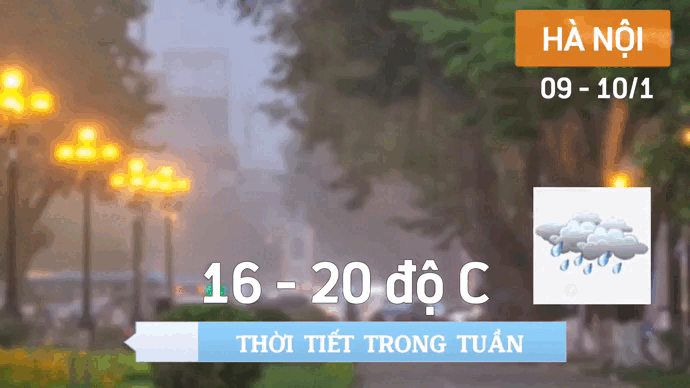 Hà Nội chuẩn bị chuyển rét với chuỗi ngày mưa phùn sương mù 