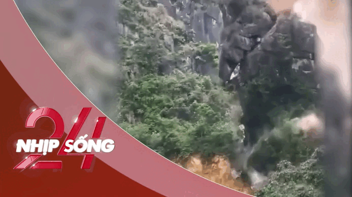 NHỊP SỐNG 24: Kinh hoàng cảnh nghìn khối đá ụp xuống sau tiếng nổ lớn ở Ninh Bình