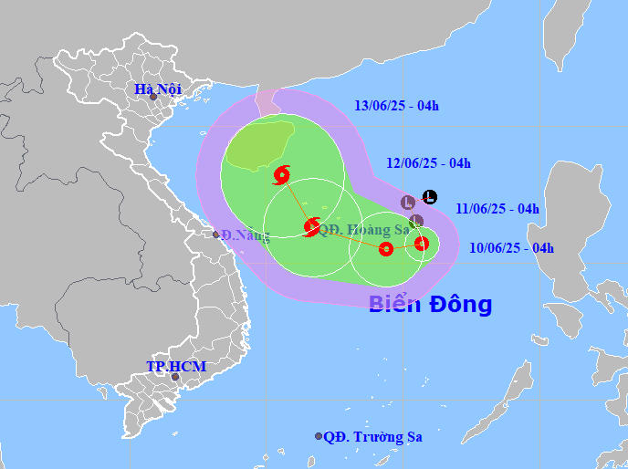 Áp thấp nhiệt đới có thể mạnh lên thành bão ảnh 1