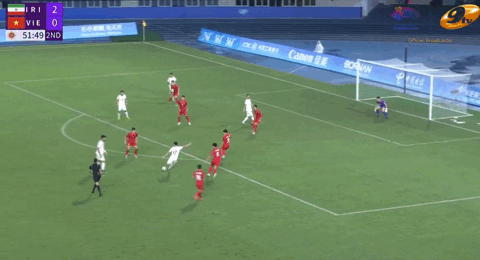 Olympic Iran áp đảo Olympic Việt Nam với chiến thắng 4-0