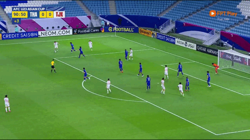 Thua bạc nhược U23 Tajikistan, U23 Thái Lan bị loại với vị trí bét bảng
