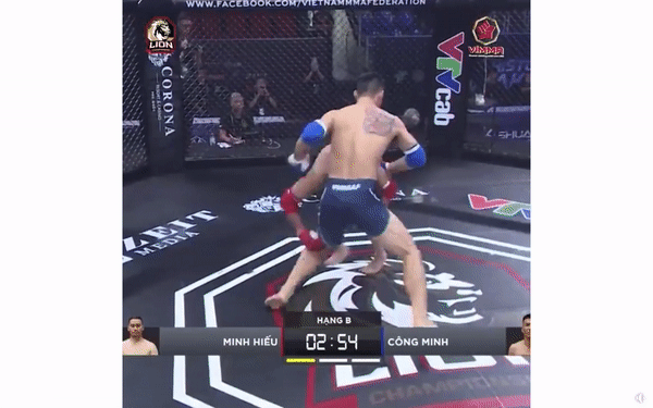 Cận cảnh cú knock-out nhanh nhất MMA Lion Championship 