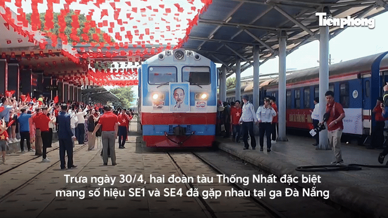 Cảm xúc đặc biệt của người lái tàu Thống Nhất 50 năm giải phóng miền Nam
