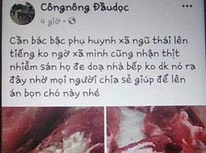 Công an triệu tập người tung tin đồn thất thiệt về thịt nhiễm sán