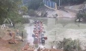 Lật cầu phao khi vượt biên trái phép, 2 người tử vong