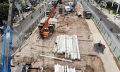 Chặt hạ, dịch chuyển 85 cây xanh thi công đường vành đai 2