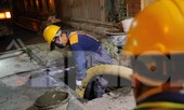 Xuyên đêm hút bùn, nước thải quanh Công ty Rạng Đông