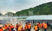 Chủ tịch UBND xã cùng cán bộ đoàn cưỡng chế bị ném bom xăng