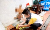 Nhộn nhịp giã cốm mùa thu ở làng Vòng