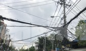 Dây điện như mạng nhện 'tử thần' treo trên đầu người dân Sài Gòn