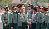 Đại tướng Ngô Xuân Lịch thăm và làm việc tại Quân khu 1