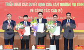 Tỉnh Thái Bình điều động, luân chuyển, bổ nhiệm nhiều cán bộ chủ chốt