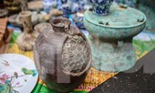 'Thời ông bà anh' ở phiên chợ Tết kỳ lạ đất Hà Thành