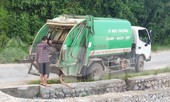 Xe dán tên công ty môi trường đổ trộm chất thải ở 'đảo ngọc' Cô Tô