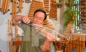 Độc lạ Violin tre và đàn Mõ bò