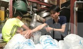 Trời nắng nóng, cơ sở sản xuất đá viên chạy hết công suất vẫn cháy hàng