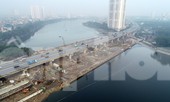 Cận cảnh công trình cầu vượt hồ Linh Đàm xóa điểm ùn tắc lớn nhất Hà Nội