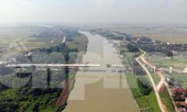 Gấp rút thi công cầu vượt sông nối Hà Nội - Bắc Giang