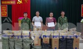 Dùng ngựa thồ vận chuyển hàng nghìn bao thuốc lá lậu