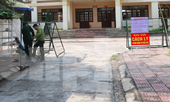 Trường quân sự Thái Bình tiếp nhận cách ly 40 người về từ Hàn Quốc