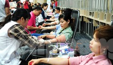 Rộn ràng ngày hội hiến máu Chủ nhật Đỏ tại Bắc Ninh