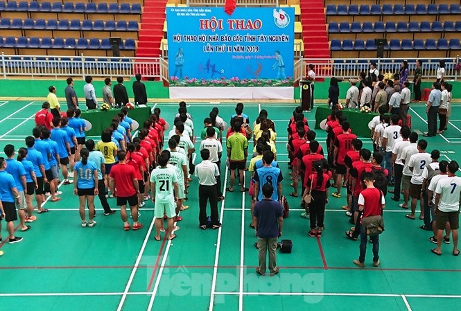 Hàng trăm phóng viên tham gia Hội thao Tây Nguyên lần thứ IX Hội thao lần thứ IX năm 2019 tại Đắk Nông