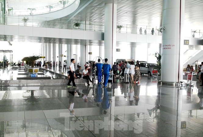 Cháy tại Nhà ga quốc tế T2 Cảng hàng không Nội Bài Sảnh nhà ga T2 Nội Bài. Ảnh minh họa.