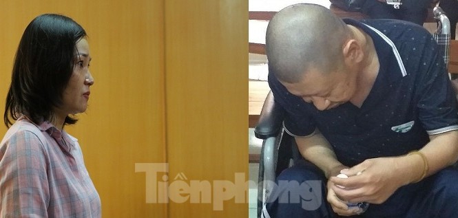 Một người nước ngoài bị con nuôi lừa triệu đô Hai vợ chồng bị cáo Cường tại tòa.