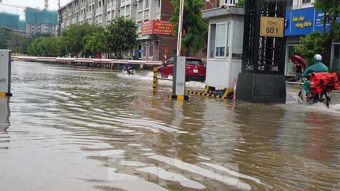 Dân hạng sang sống nhà liền kề chục tỷ hì hục bơm nước thoát ngập - ảnh 13