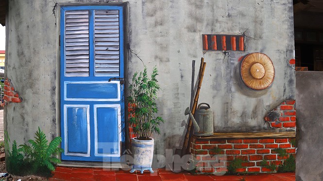 Mãn nhãn với làng bích họa siêu thực ngay tại Hà Nội - ảnh 9